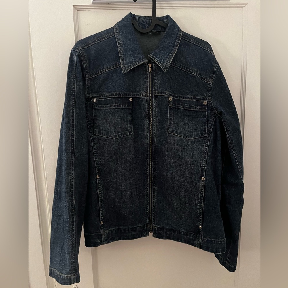 Blue Contrast Denim Jacket